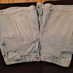 Denim shorts